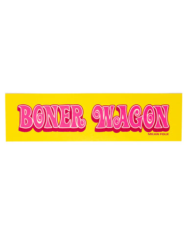 Boner Wagon Bumper Sticker