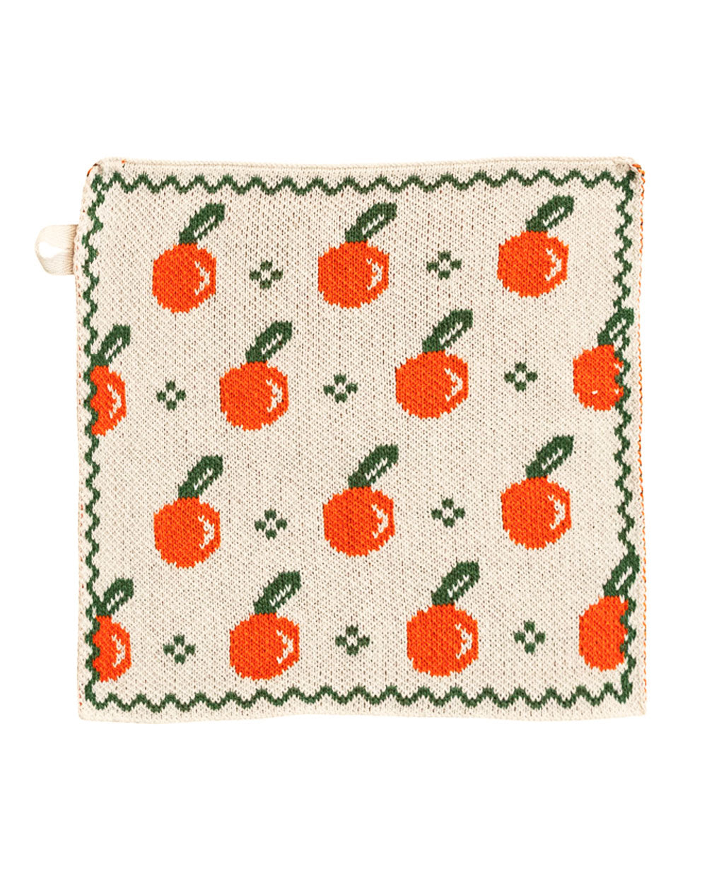 Knit Dish Cloth - Oranges-Creative Co-Op-Strange Ways