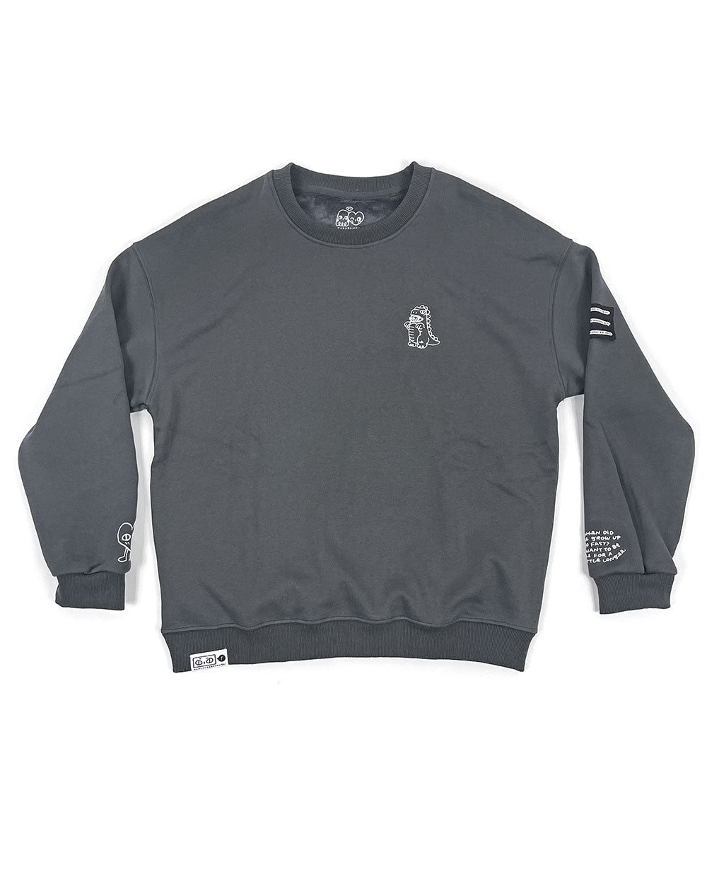 Kyouryuu Embroidered Unisex Sweatshirt-Karepango-Strange Ways