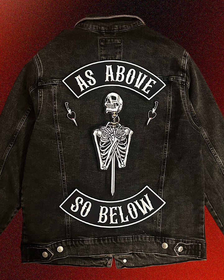 As Above, So Below Large Back Patch Set-13th Press-Strange Ways