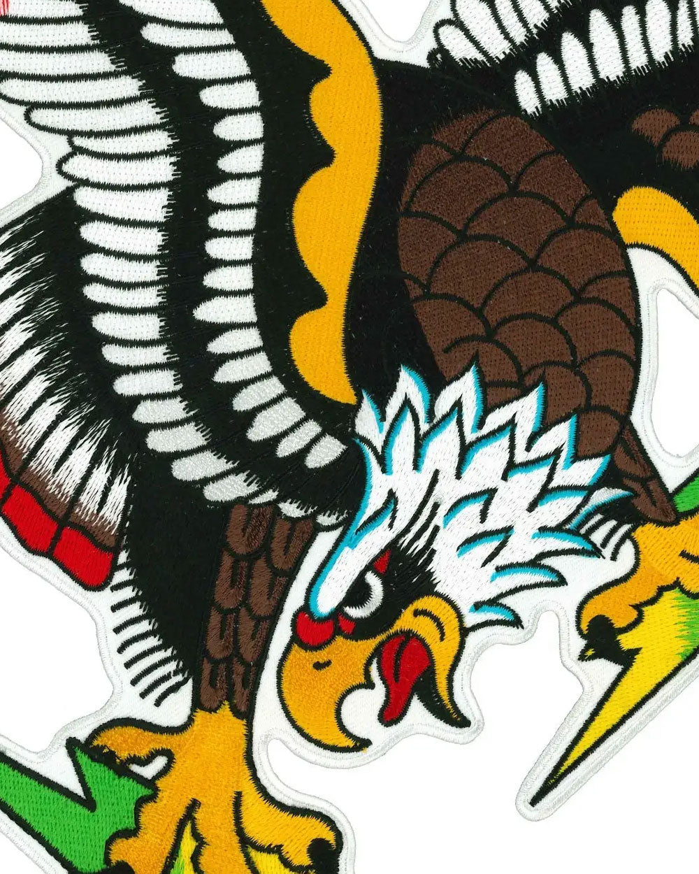 Eagle & Bolts Large Back Patch-Hot Leathers-Strange Ways