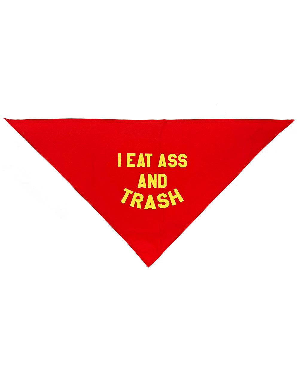 I Eat Ass And Trash Pet Bandana - Large-BOBBYK-Strange Ways
