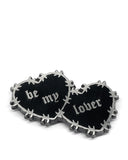 Be My Lover Twin Hearts Pin-Lively Ghosts-Strange Ways