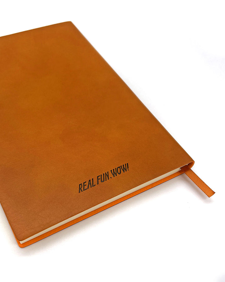 Focus On The Good Vegan Leather Journal-Real Fun, Wow!-Strange Ways