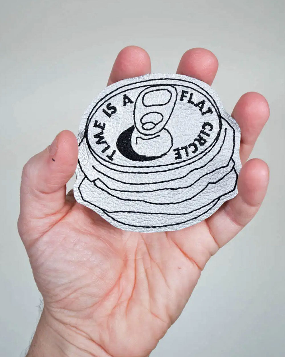 Time Is A Flat Circle Patch-Crewel and Unusual-Strange Ways