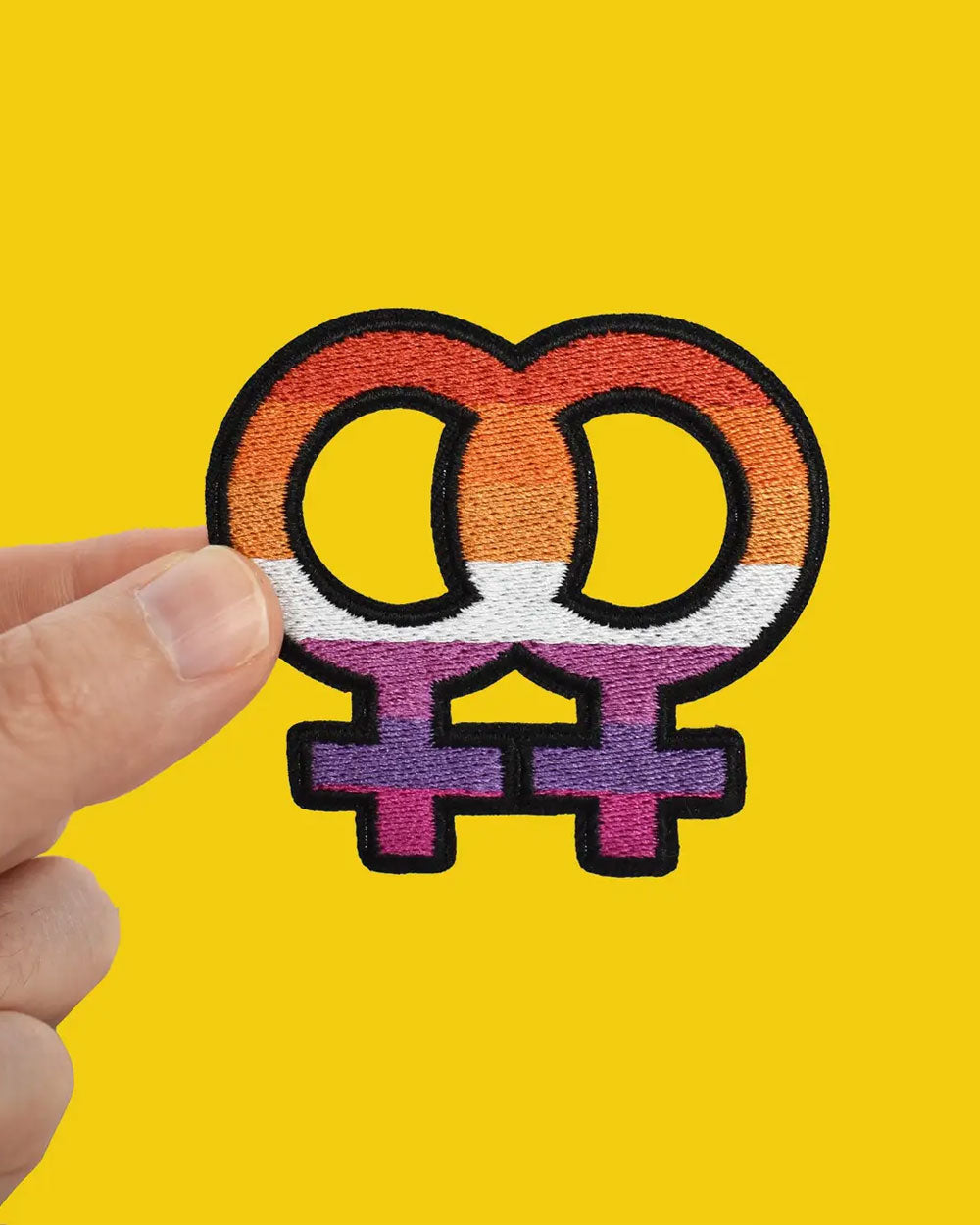 Lesbian Symbol Patch-Gay Nerd Goods-Strange Ways