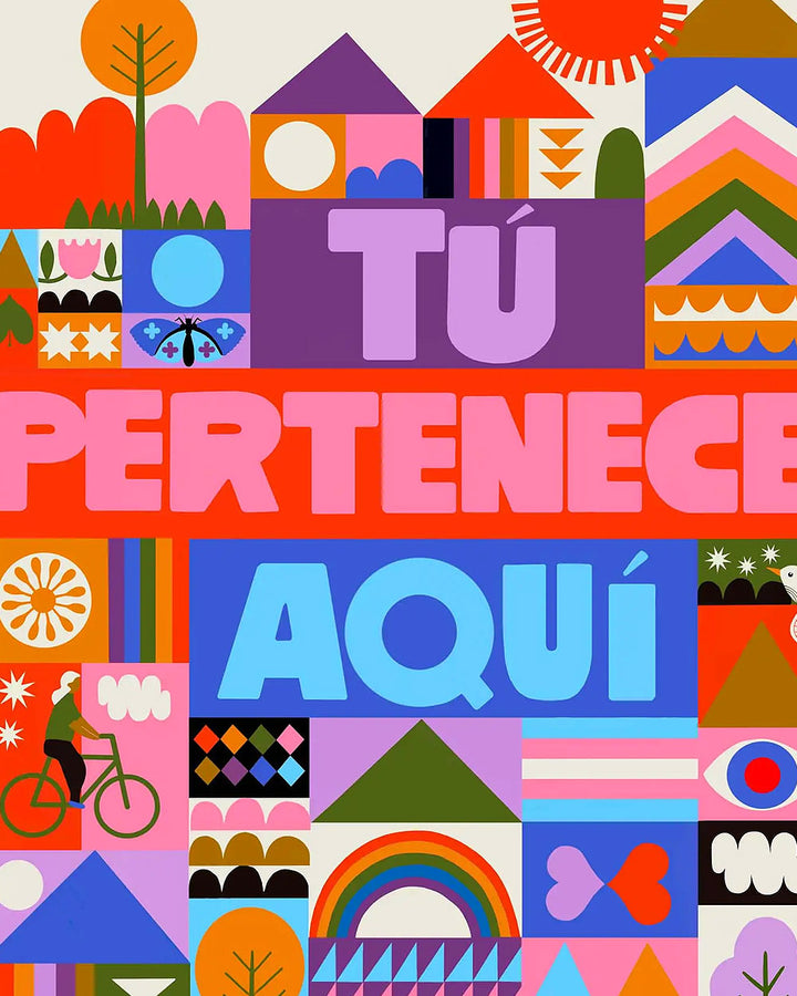 Tú Perteneces Aquí Art Print (8.5" x 11")-Lisa Congdon-Strange Ways