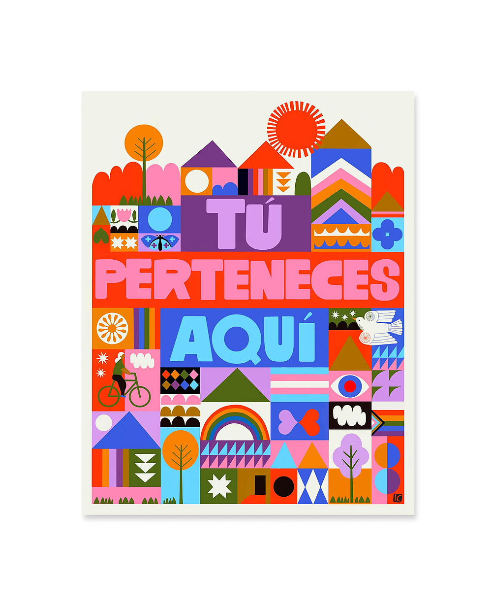 Tú Perteneces Aquí Art Print (8.5" x 11")-Lisa Congdon-Strange Ways