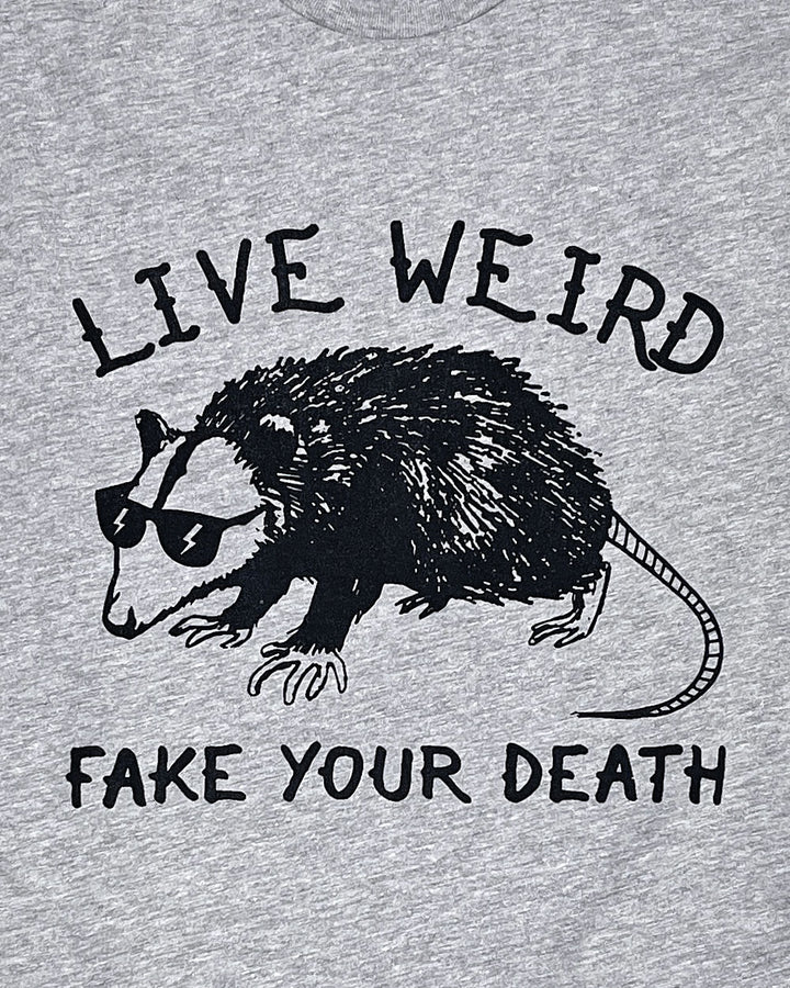 Live Weird Possum Unisex Shirt-Shirtmandude-Strange Ways