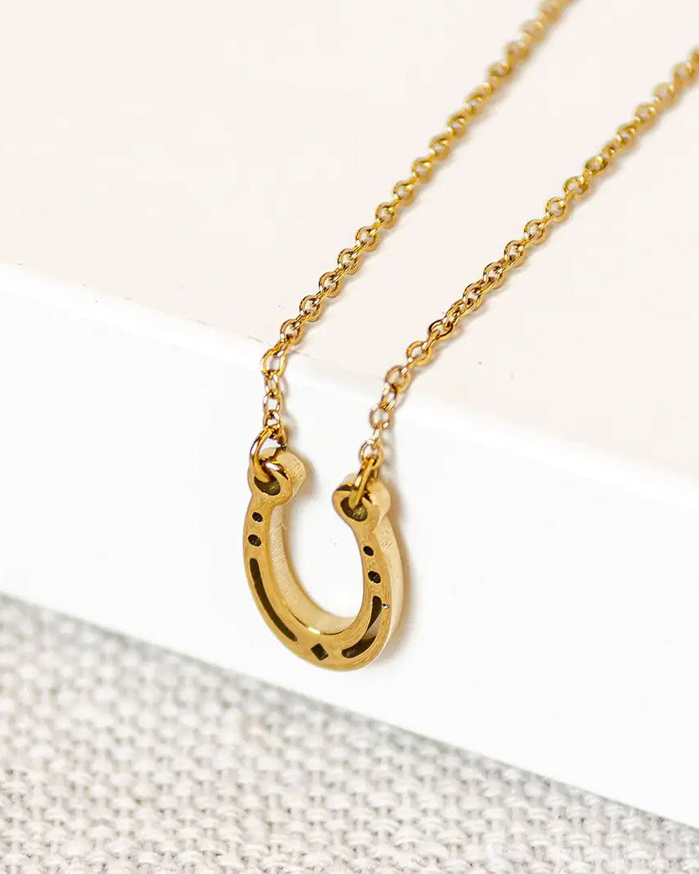 Lucky Horseshoe Necklace-Shop Good-Strange Ways