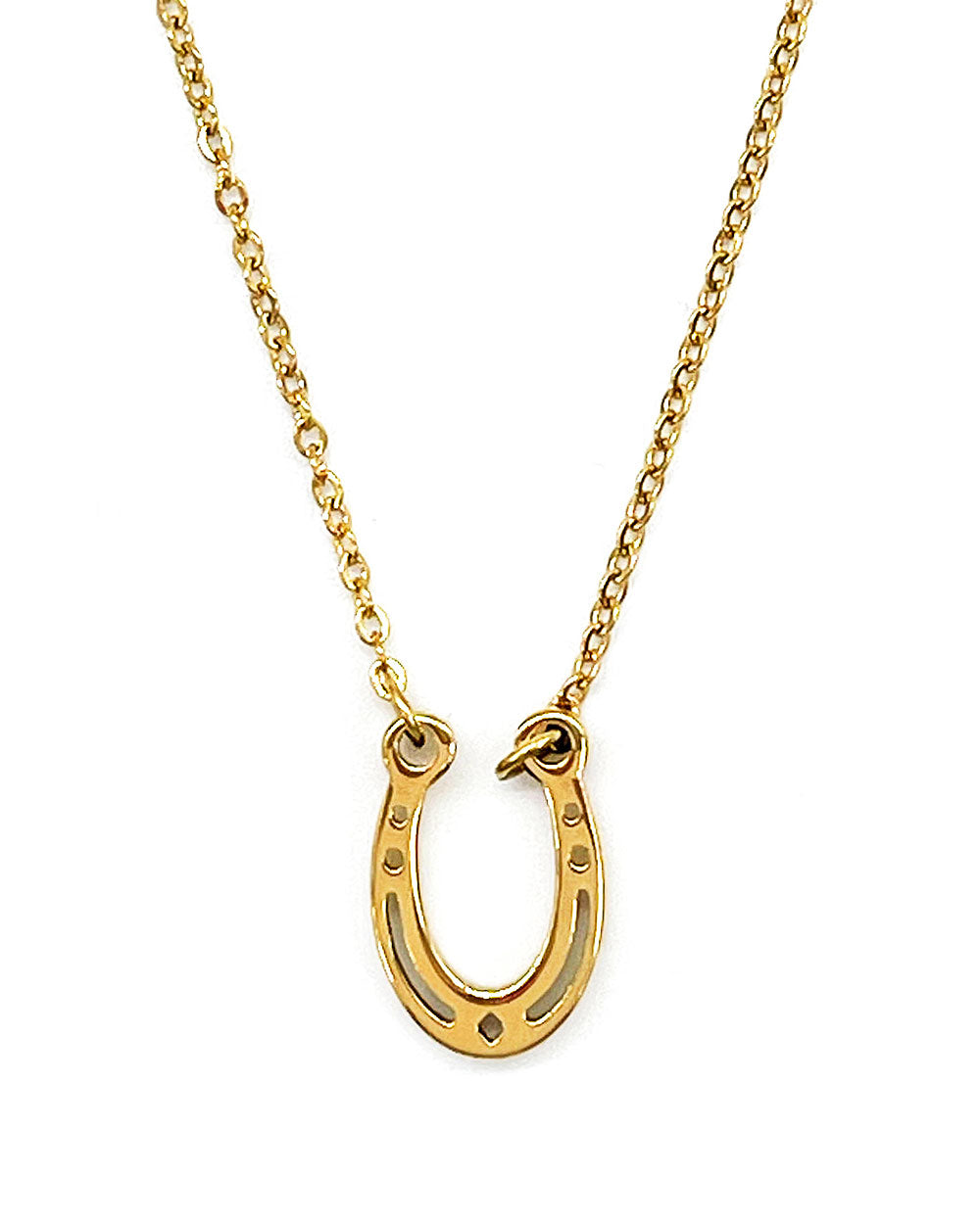 Lucky Horseshoe Necklace-Shop Good-Strange Ways