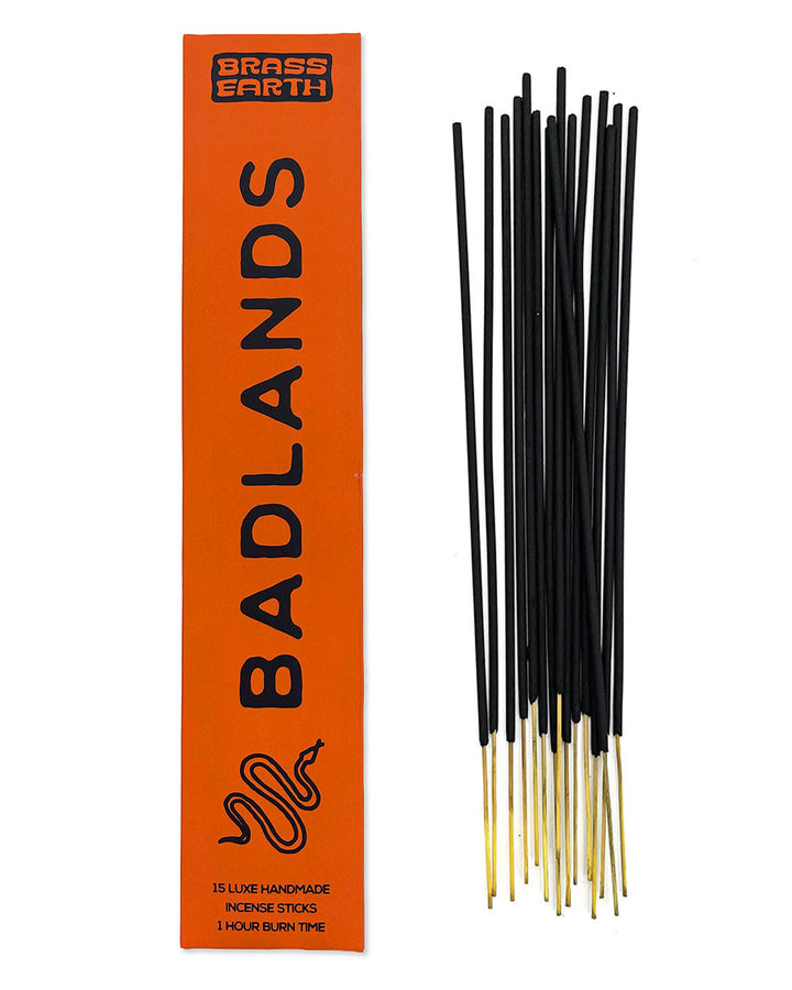 Badlands Luxe Incense Sticks (15ct)-Brass Earth-Strange Ways