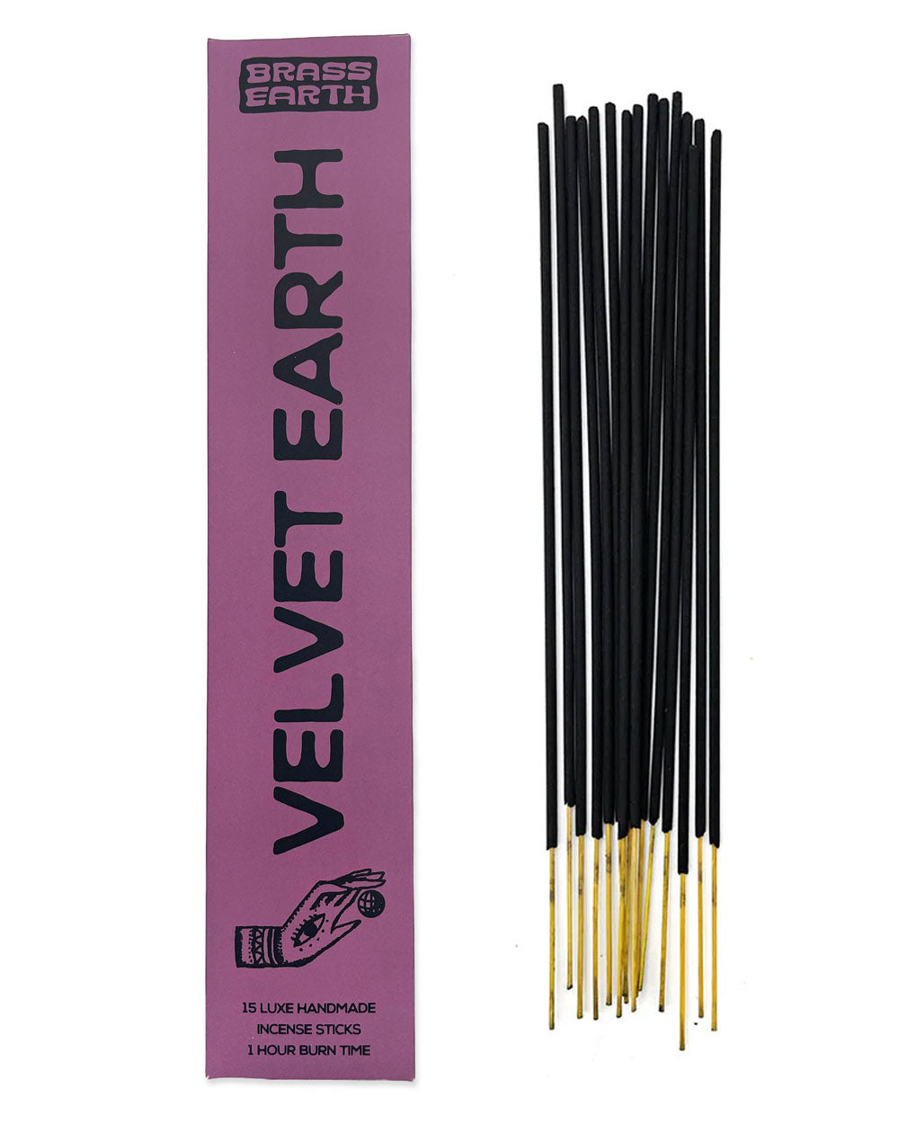 Velvet Earth Luxe Incense Sticks (15ct)-Brass Earth-Strange Ways