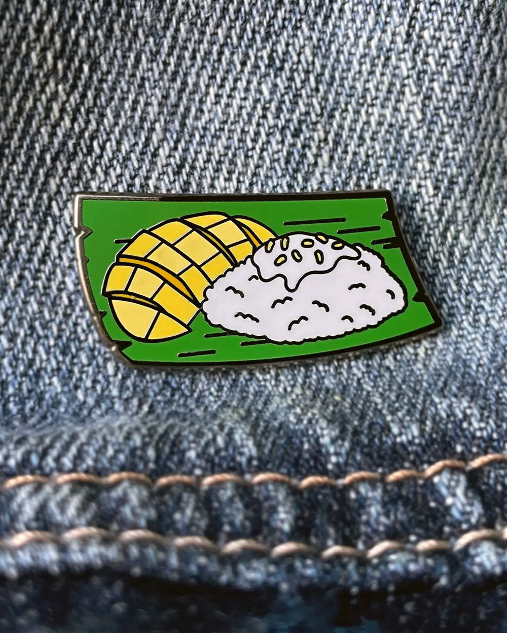 Thailand Mango Sticky Rice Pin-On Point Pins-Strange Ways
