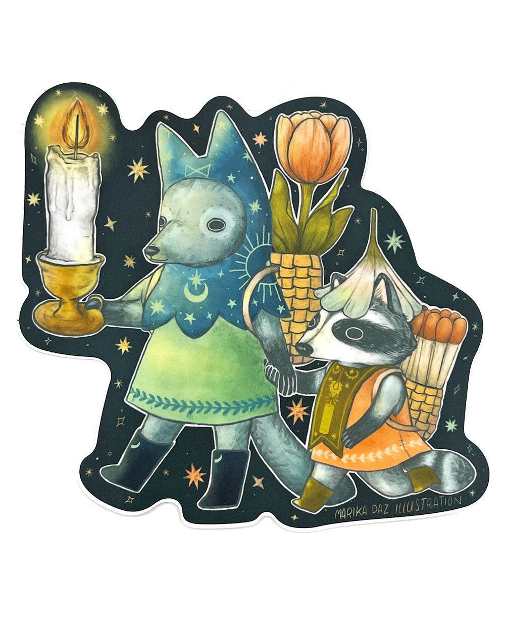 Animal Friends Sticker-Marika Paz-Strange Ways