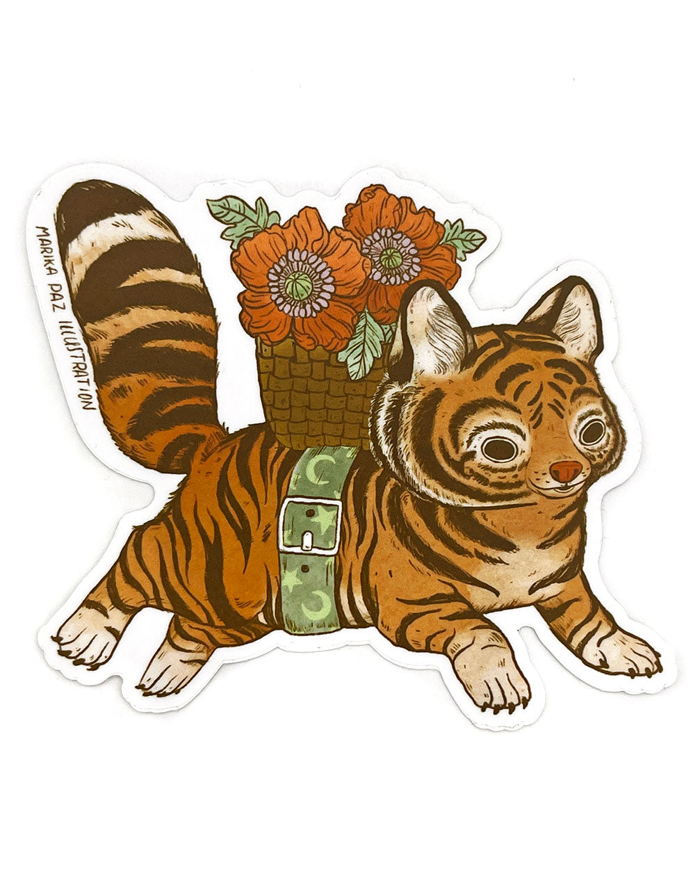 Tiger Blossom Sticker-Marika Paz-Strange Ways