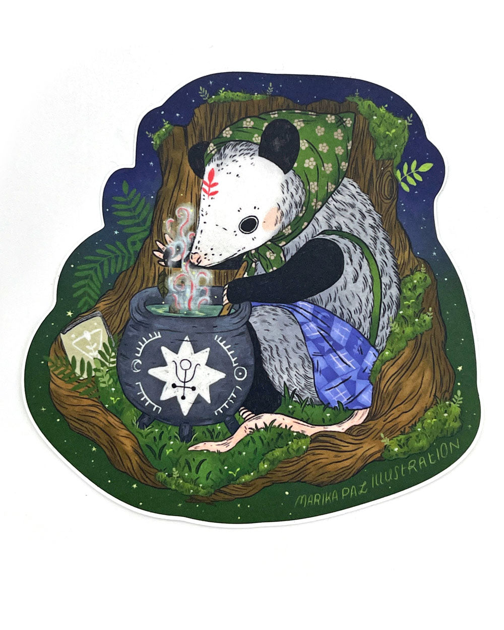 Possum Brew Sticker-Marika Paz-Strange Ways