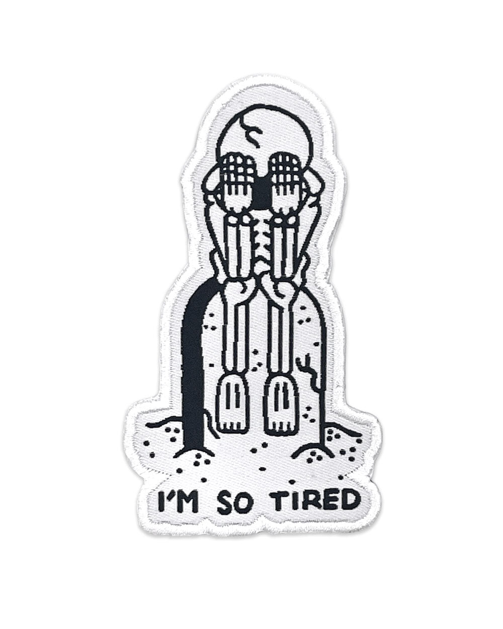 I'm So Tired Skeleton Patch-The Rubbish Rubbish-Strange Ways