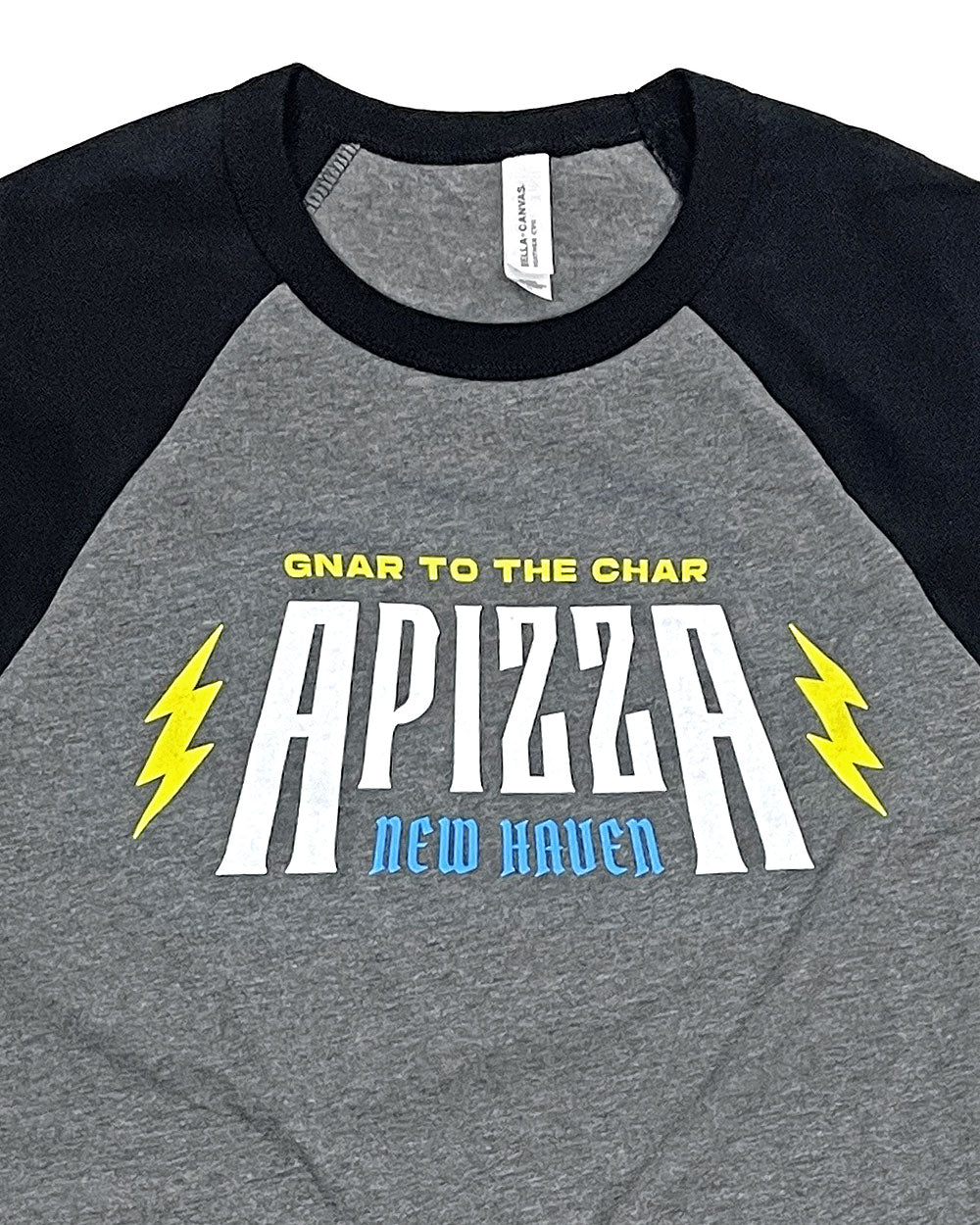 Heavy Metal Apizza Baseball Tee-Strange Ways-Strange Ways