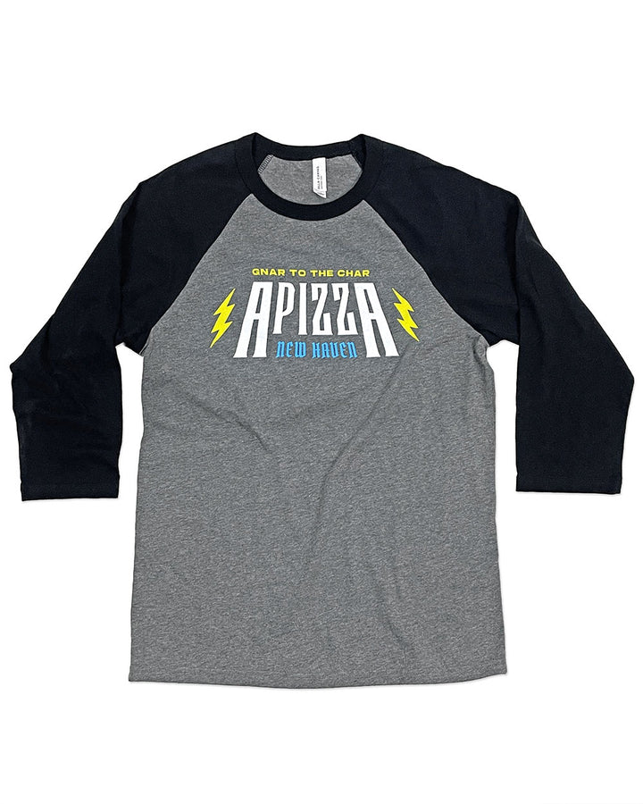 Heavy Metal Apizza Baseball Tee-Strange Ways-Strange Ways