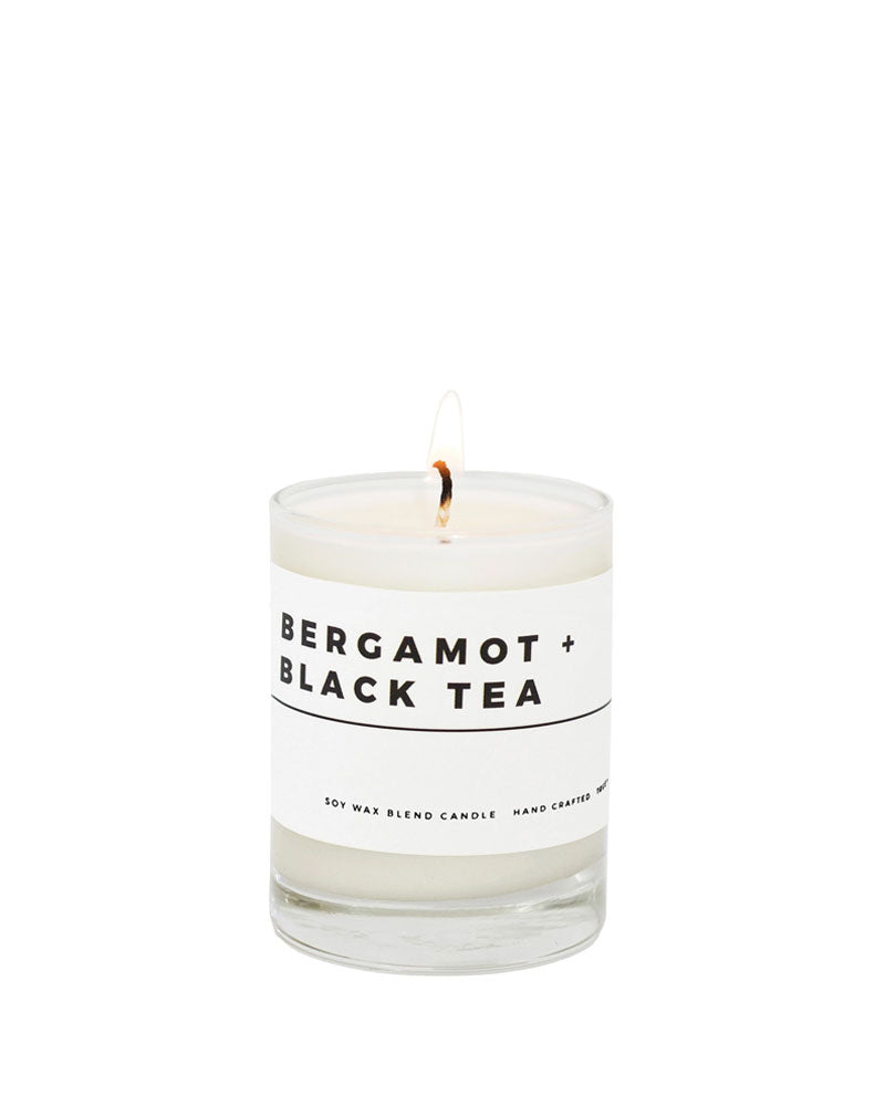 Bergamot + Black Tea Mini Soy Candle (2oz)-True Hue-Strange Ways