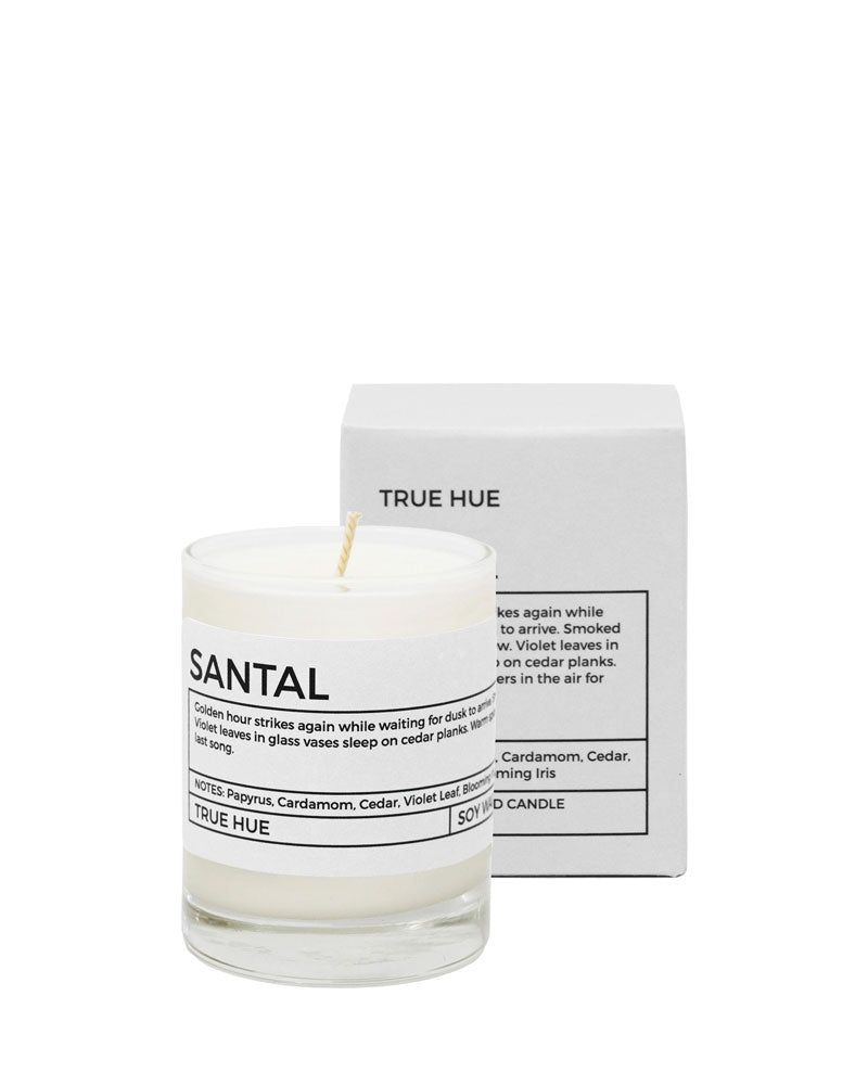 Santal Mini Soy Candle (2oz)-True Hue-Strange Ways