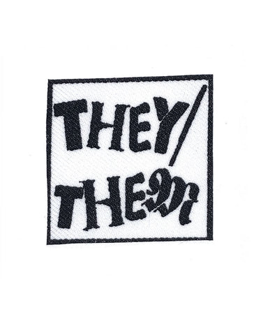 They / Them Small Fabric Patch
