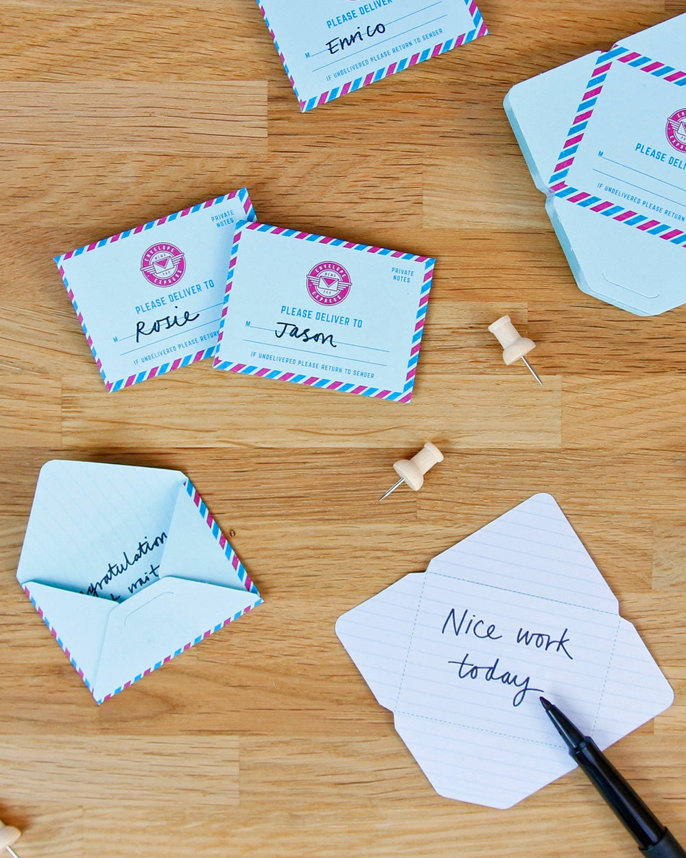 Notes Folable Mini Mail Foldable Notes