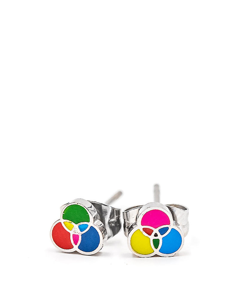 CMYK & RGB Micro Stud Earrings-These Are Things-Strange Ways
