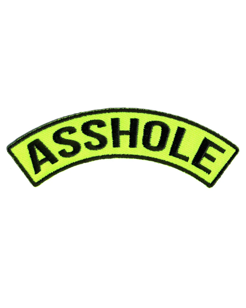 Asshole Top Rocker Patch-Hot Leathers-Strange Ways