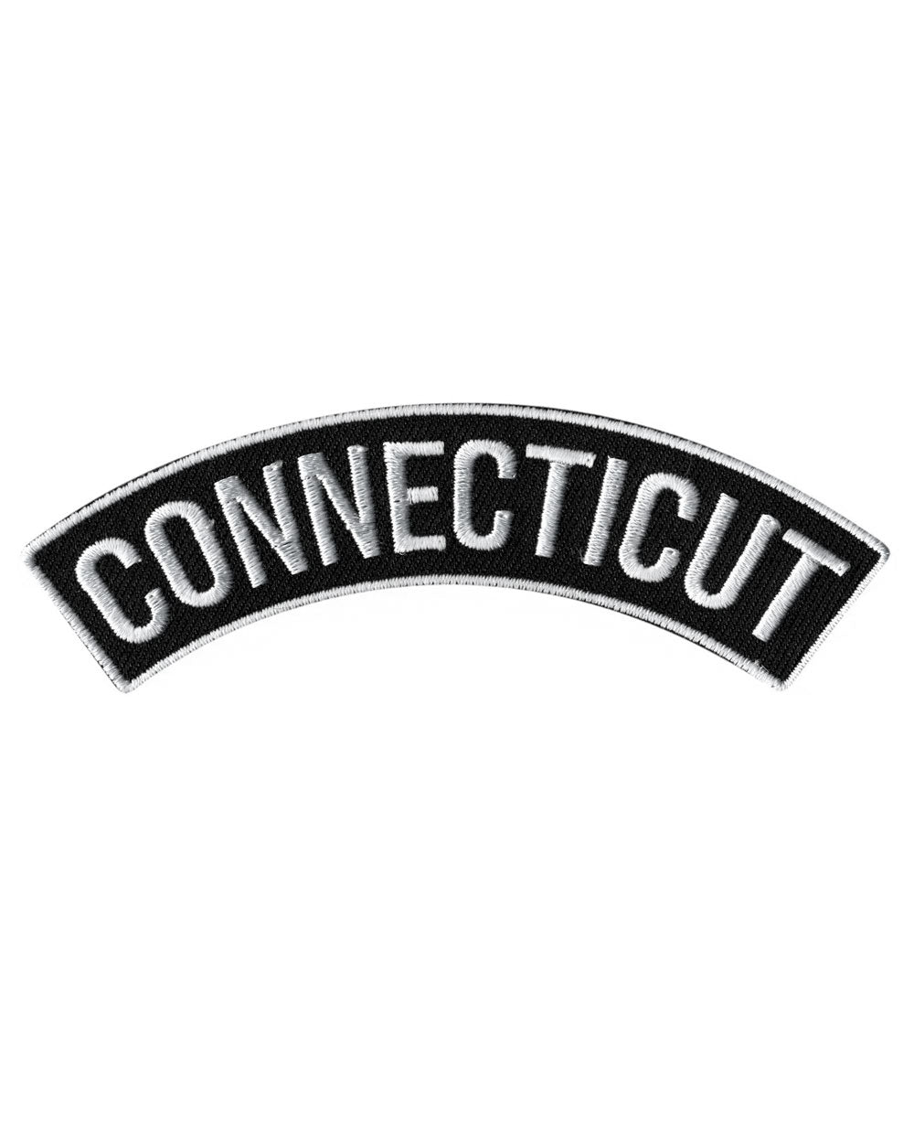 Connecticut Top Rocker Patch-Hot Leathers-Strange Ways