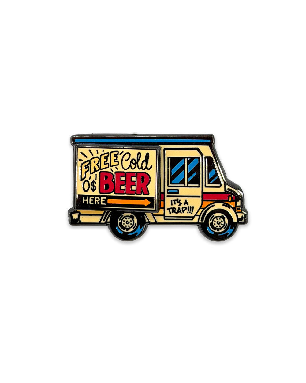 Free Beer Truck Sliding Pin-Strike Gently Co.-Strange Ways