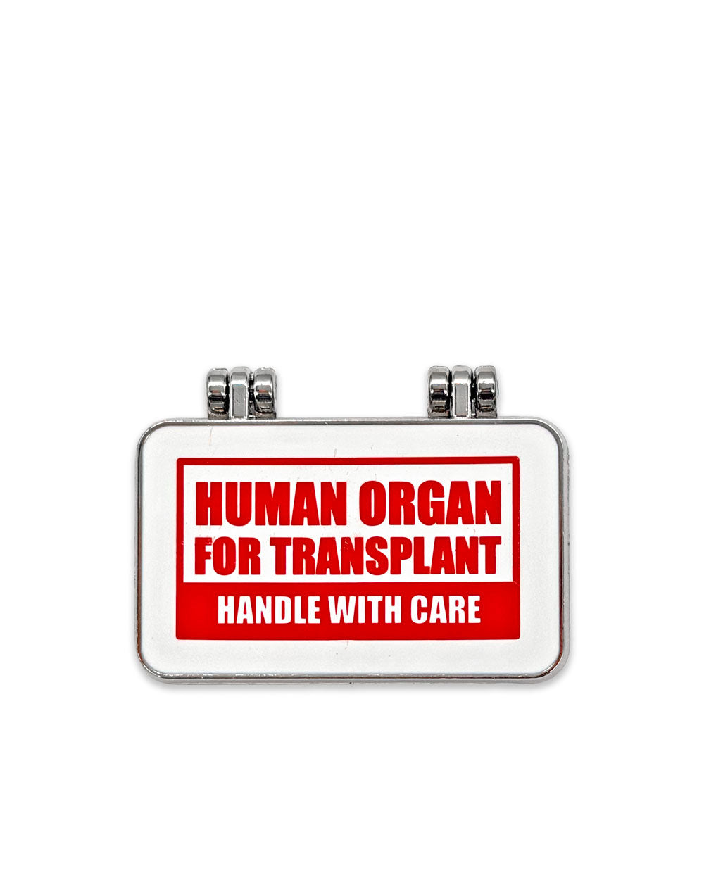 Heart Organ Transplant Folding Pin (2 Pin Set)