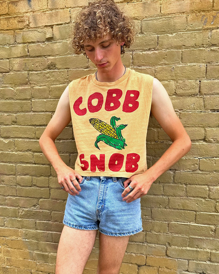 Cobb Snob Muscle Crop Top-AR-T's-Strange Ways