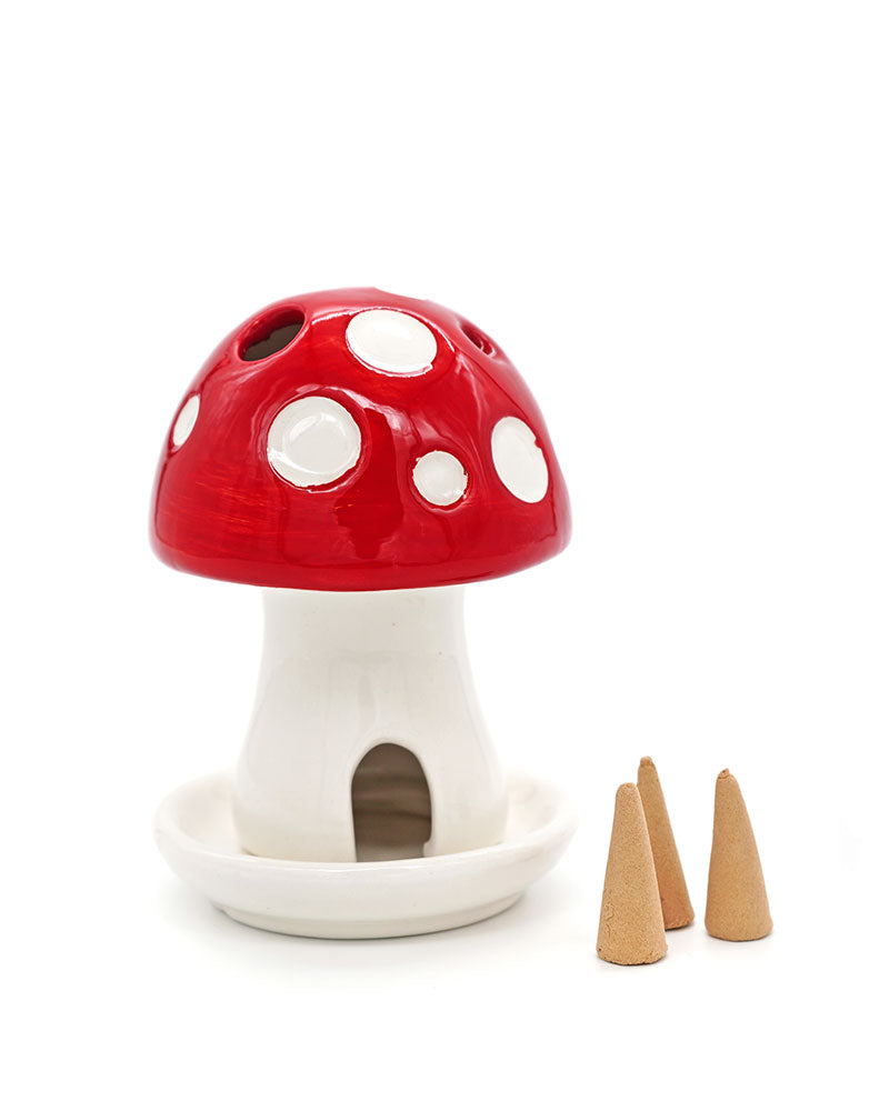 Mushroom Cone Incense Burner
