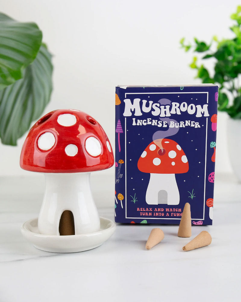 Mushroom Cone Incense Burner
