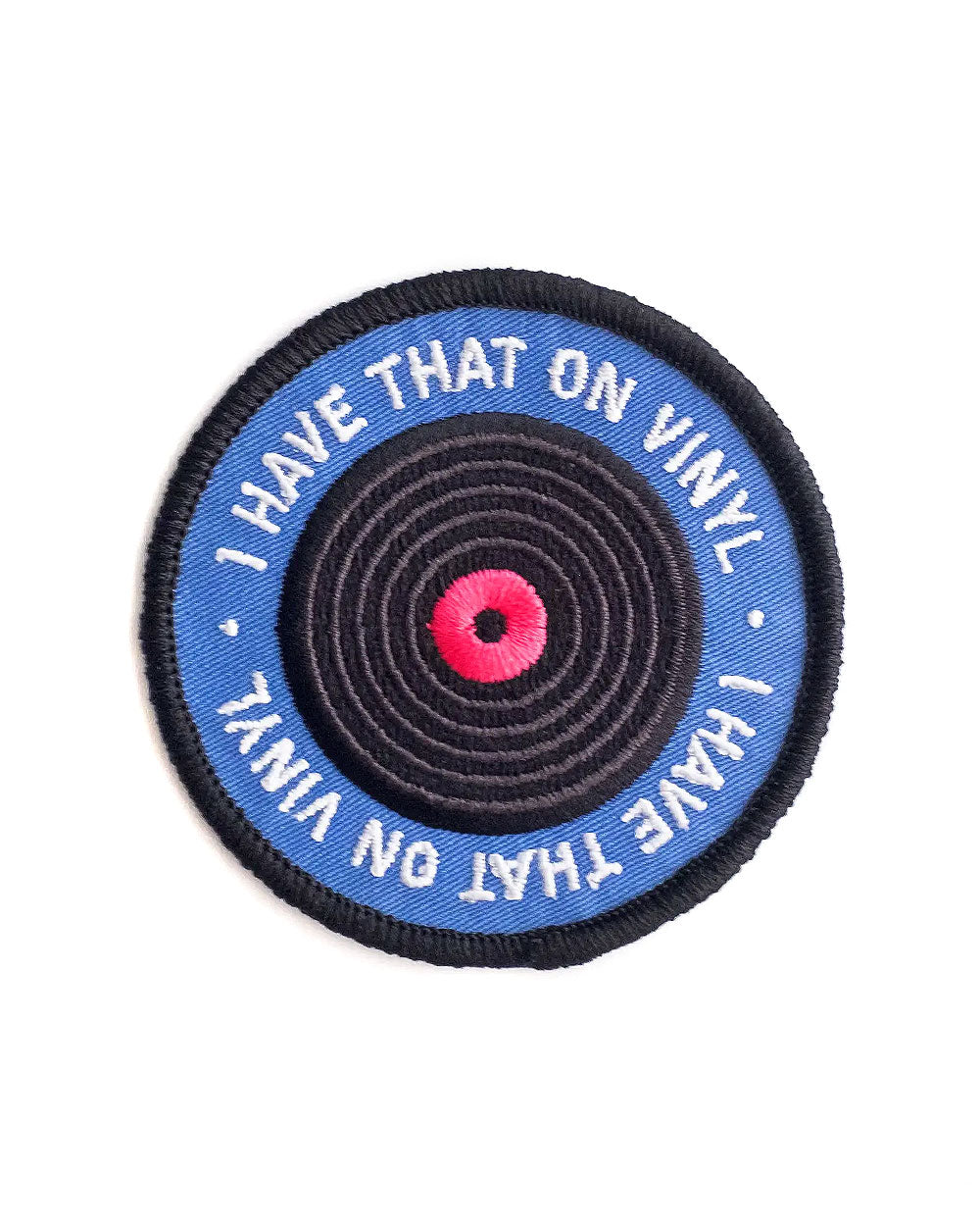 I Have That On Vinyl Patch-Union Made-Strange Ways