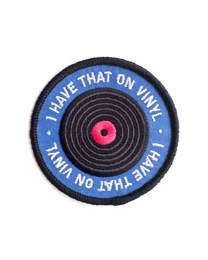 I Have That On Vinyl Patch-Union Made-Strange Ways