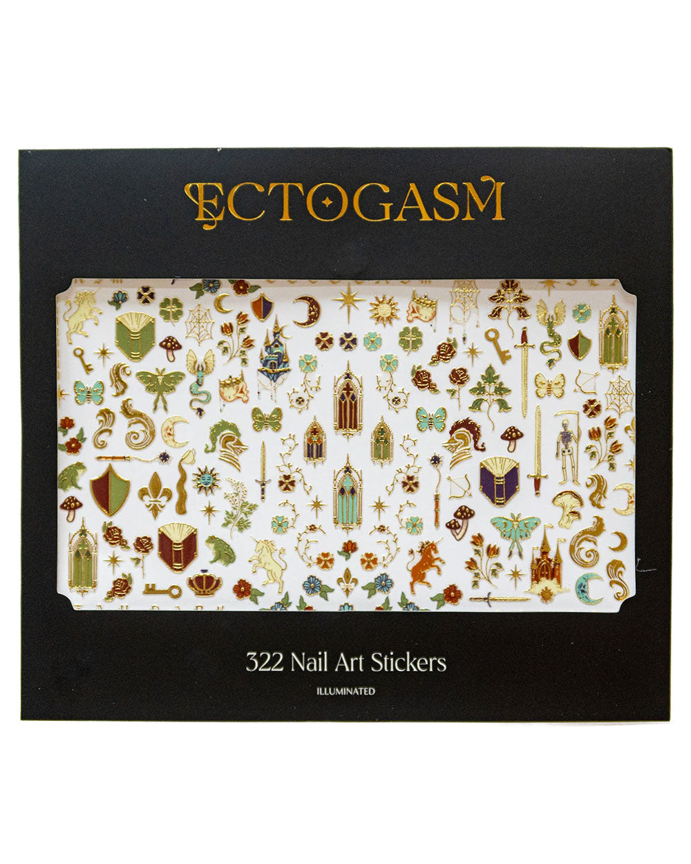 Illuminated Medieval Nail Art Stickers (322ct)-Ectogasm-Strange Ways