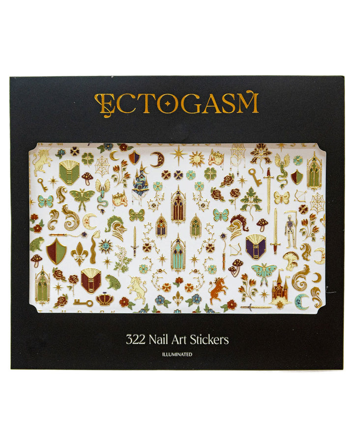 Illuminated Medieval Nail Art Stickers (322ct)-Ectogasm-Strange Ways