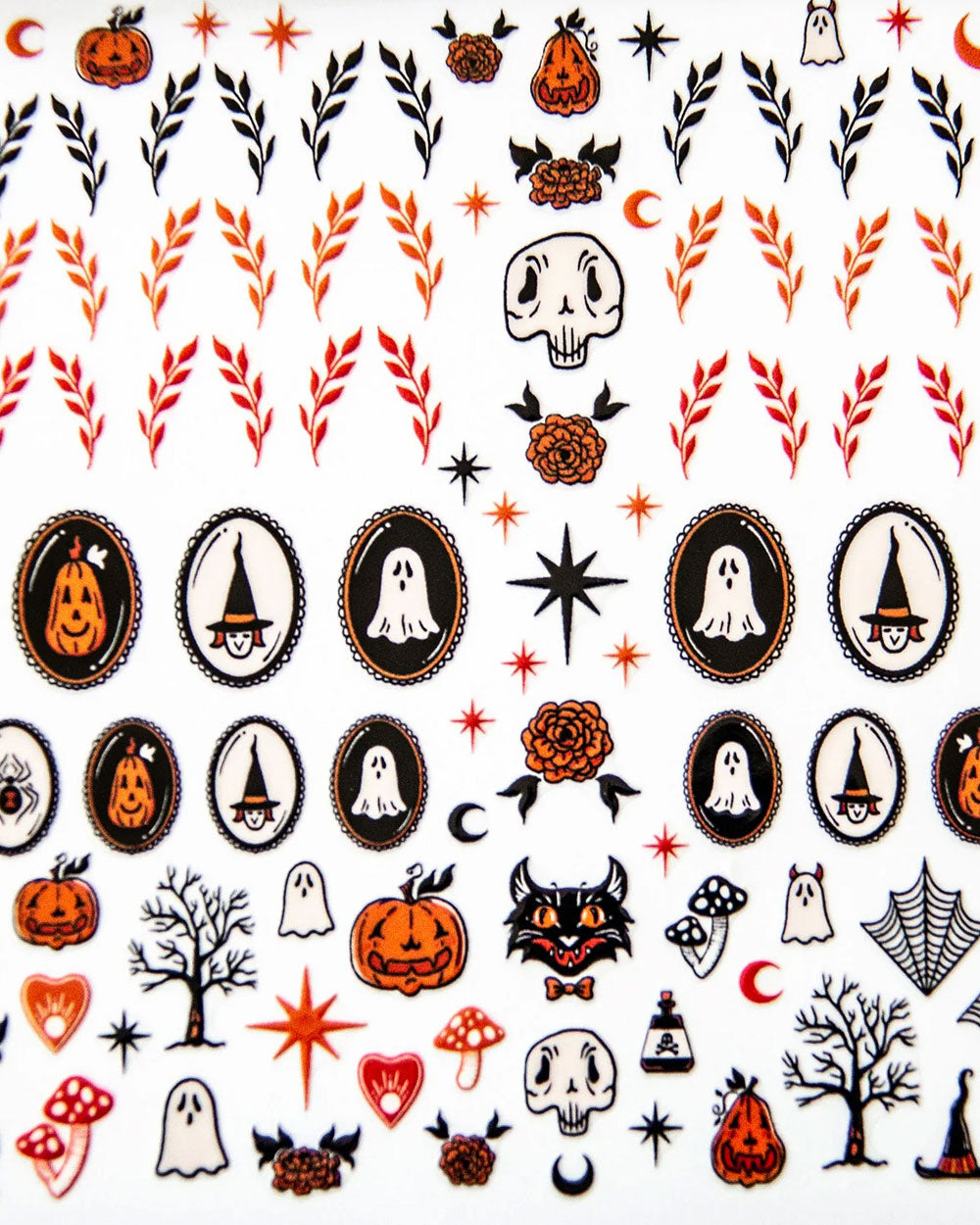 Retro Halloween Nail Art Stickers (332ct)