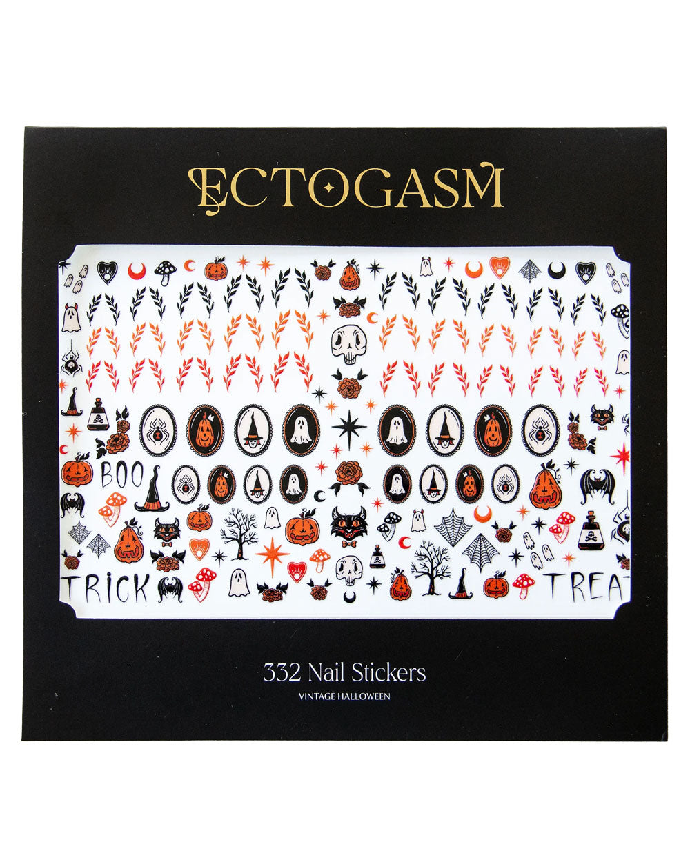 Retro Halloween Nail Art Stickers (332ct)