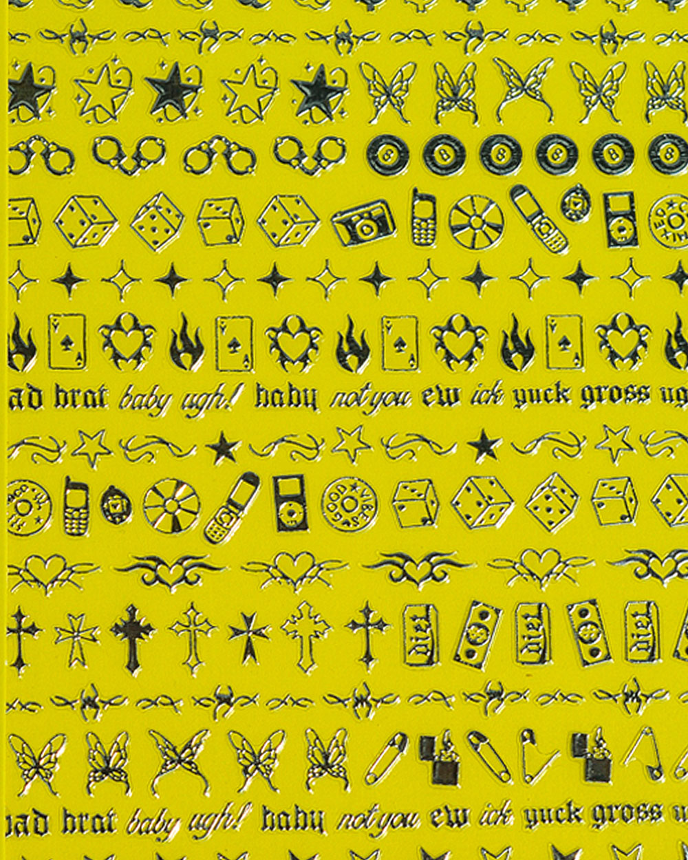 Rotten Nail Art Stickers (181ct)-Deco Beauty-Strange Ways