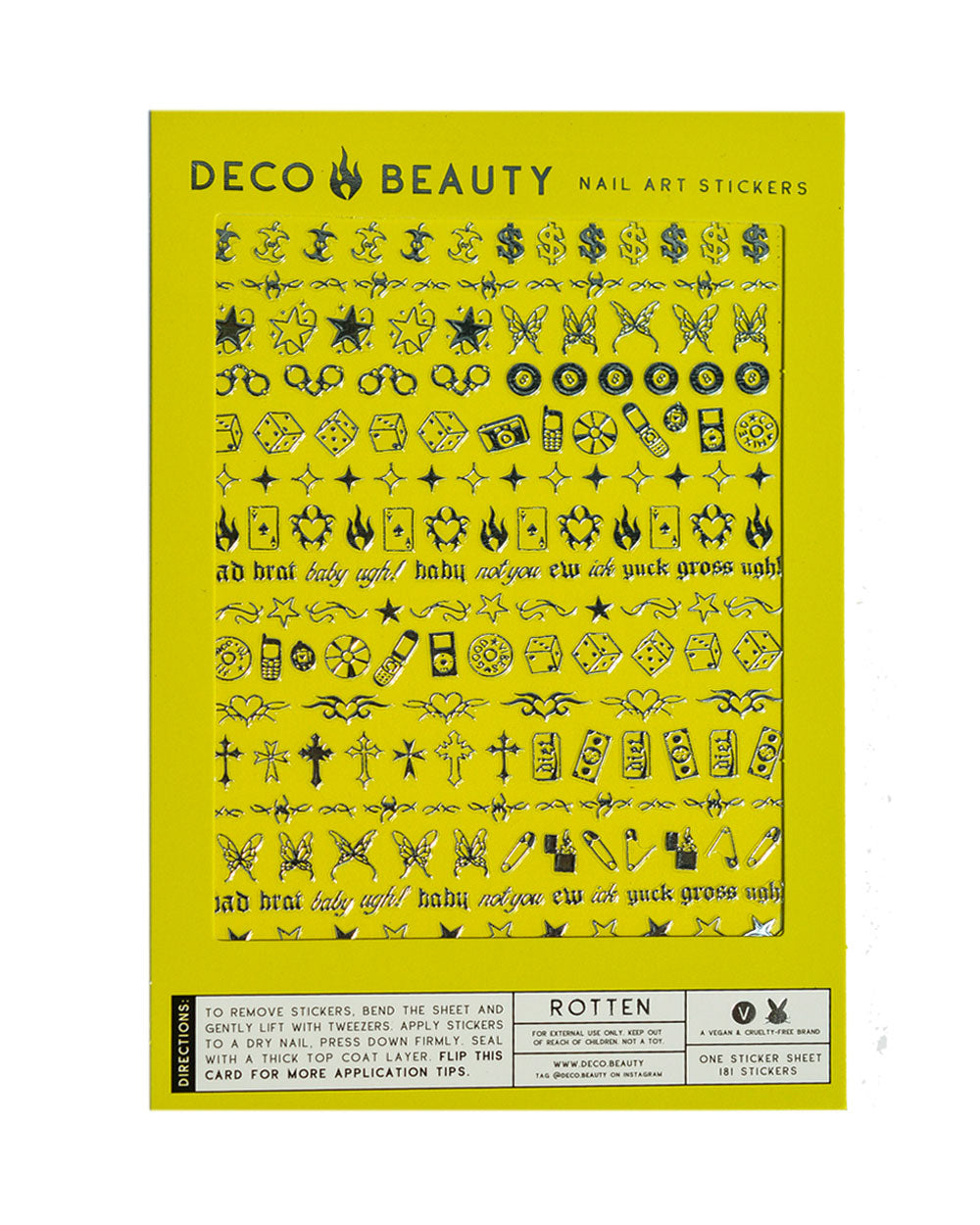 Rotten Nail Art Stickers (181ct)-Deco Beauty-Strange Ways