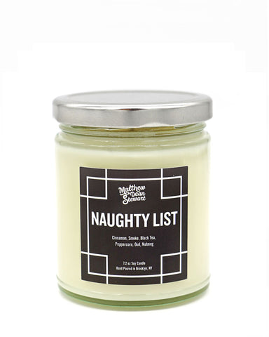 Naughty List Soy Candle (7.2oz)