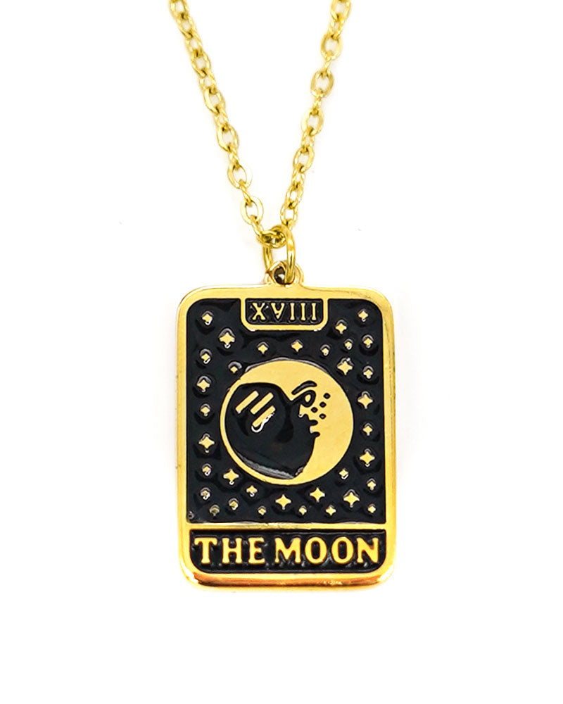 The Moon Tarot Necklace-These Are Things-Strange Ways