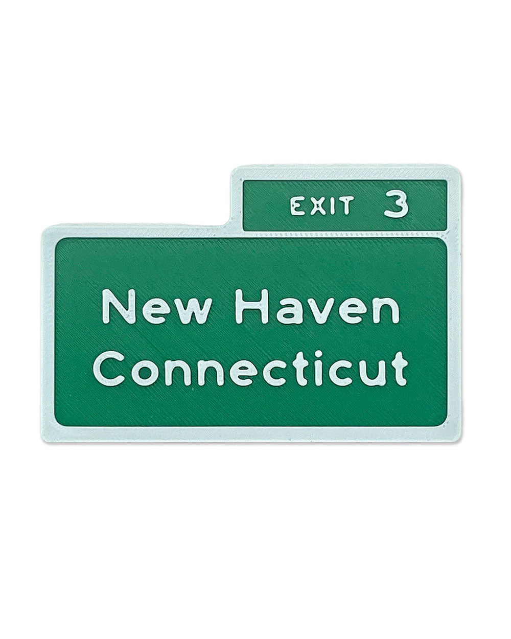 New Haven Connecticut Exit Sign Magnet