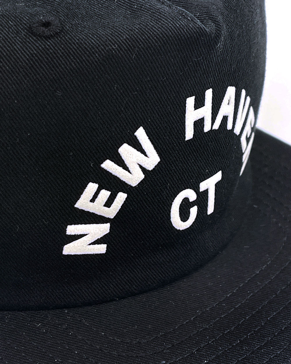 New Haven CT Arched Hat - Black-Strange Ways-Strange Ways