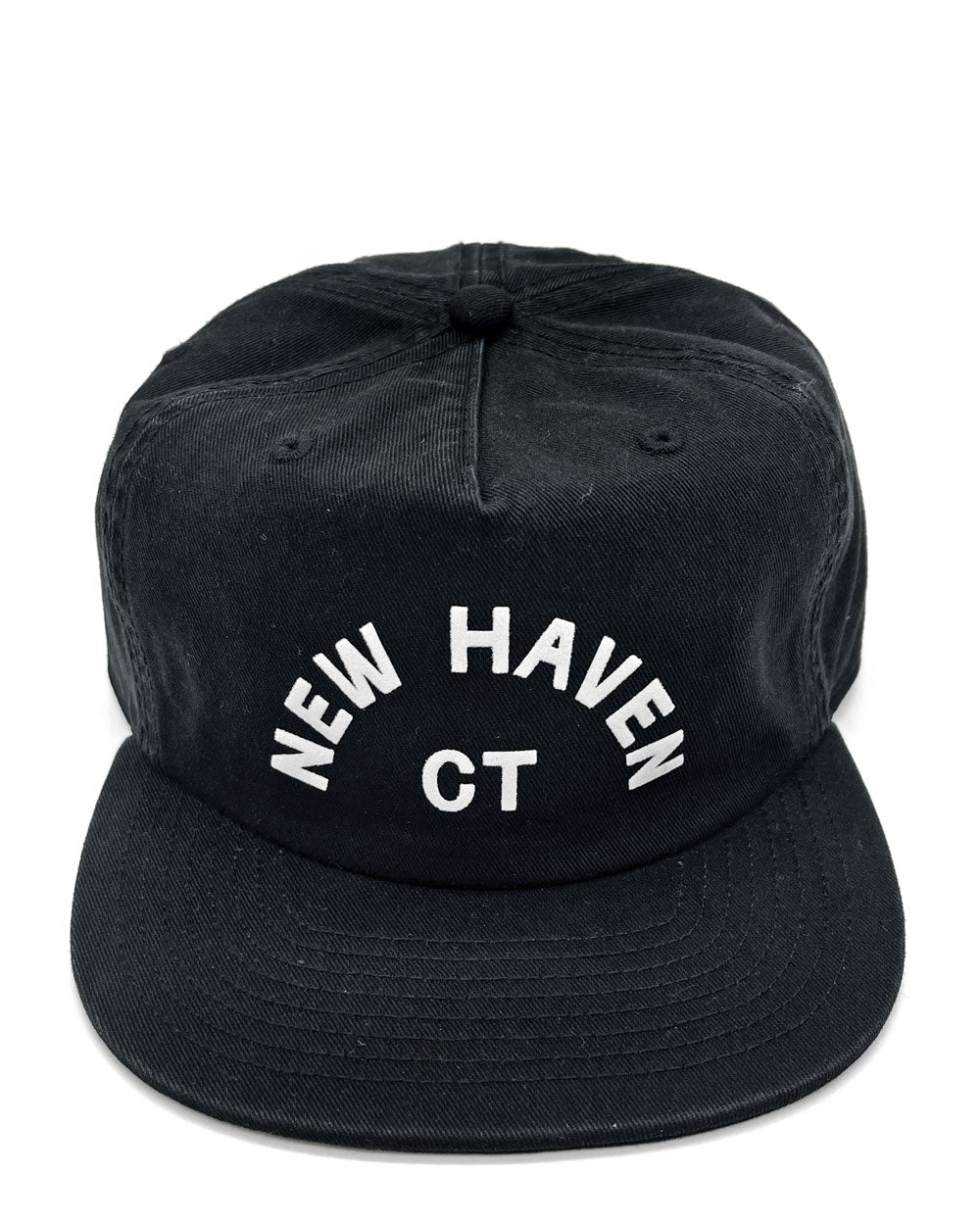 New Haven CT Arched Hat - Black-Strange Ways-Strange Ways