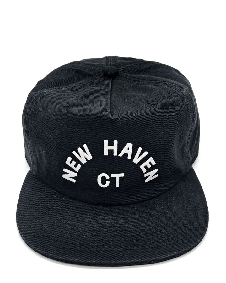 New Haven CT Arched Hat - Black-Strange Ways-Strange Ways